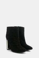 Kyra Suede Bootie Heel