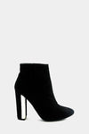 Kyra Suede Bootie Heel