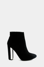Kyra Suede Bootie Heel