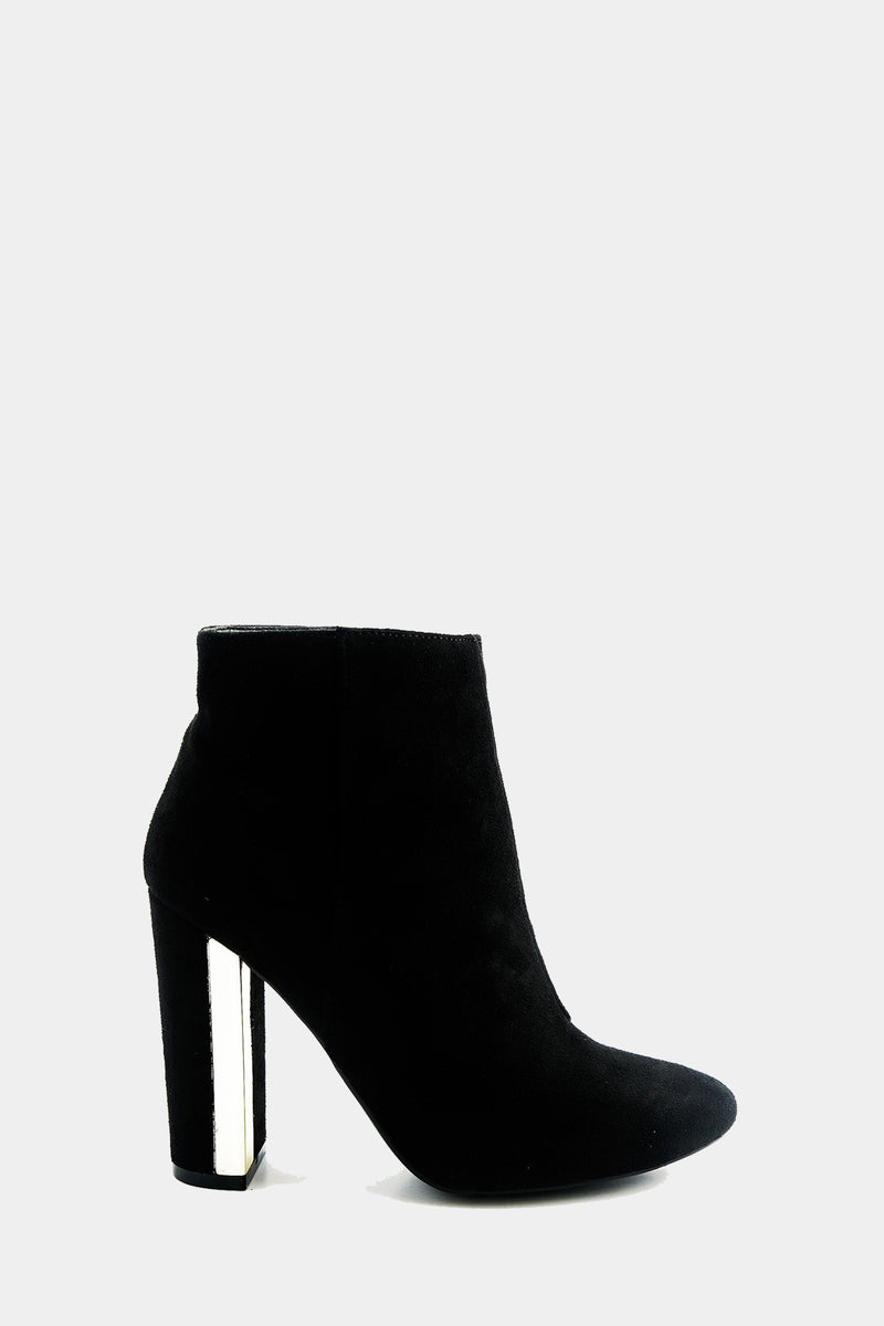 Kyra Suede Bootie Heel