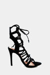 Lanie Lace-Up Heel - Black /// Only Size 7.5, 8.5 Left ///