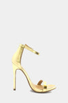 Celine Ankle Strap Heel - Gold