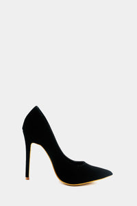 Black Velvet Pump