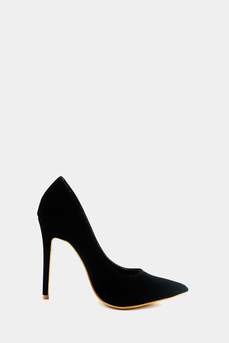 Loeffler Randall Pointed Toe Black Velvet Kitten Heels ref.548145 - Joli  Closet