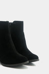 Suede Ankle Boot - Black /// Only Size 7, 10 Left ///