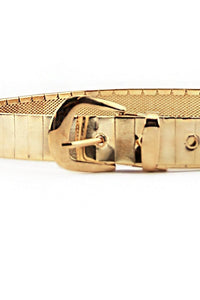 Solid Gold Plated Belt