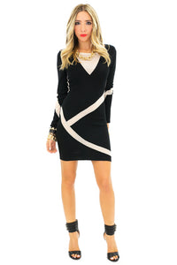 VERA MESH CONTRAST DRESS - Haute & Rebellious