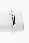 PETITE CUTOUT CROSS BRACELET - Silver - Haute & Rebellious