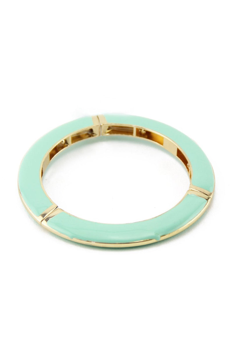 COLORED GEL BANGLE - Mint - Haute & Rebellious