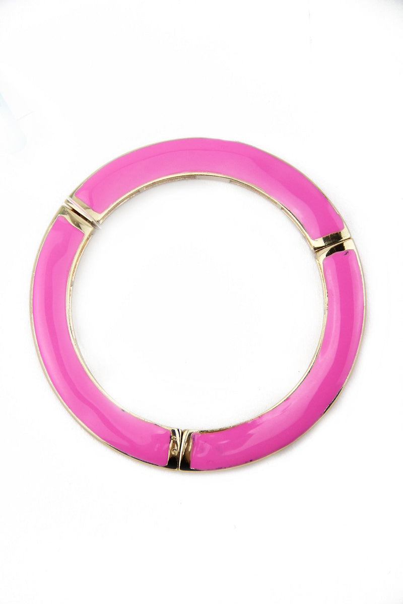COLORED GEL BANGLE - Pink - Haute & Rebellious