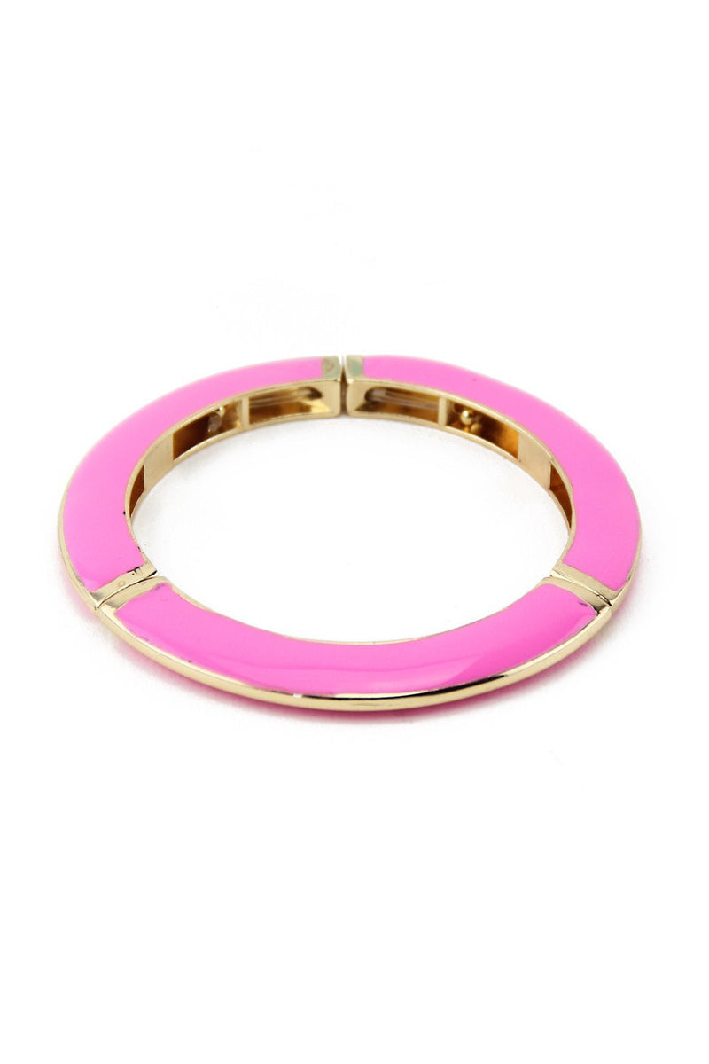COLORED GEL BANGLE - Pink - Haute & Rebellious