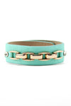 LEATHER & CHAIN BAND - Mint - Haute & Rebellious