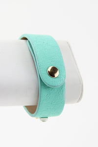 LEATHER & CHAIN BAND - Mint - Haute & Rebellious