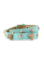 PYRAMID & STUDS BAND - Mint - Haute & Rebellious