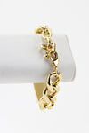 SOLID GOLD PLATE BRACELET - Gold - Haute & Rebellious