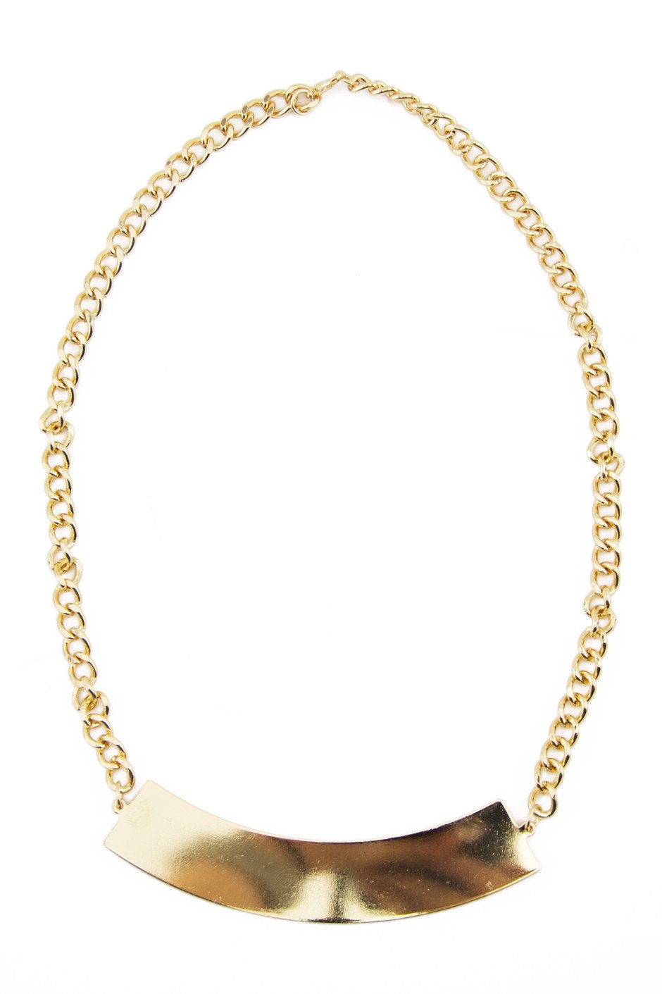 GOLD PLATED ARCH NECKLACE - Haute & Rebellious