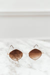 Petite Round Sunglasses - Brown
