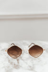 Petite Round Sunglasses - Brown