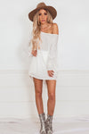 Jersey Dolman Sleeve Tee - White