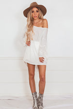 Jersey Dolman Sleeve Tee - White