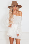 Jersey Dolman Sleeve Tee - White