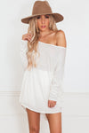 Jersey Dolman Sleeve Tee - White