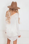 Jersey Dolman Sleeve Tee - White