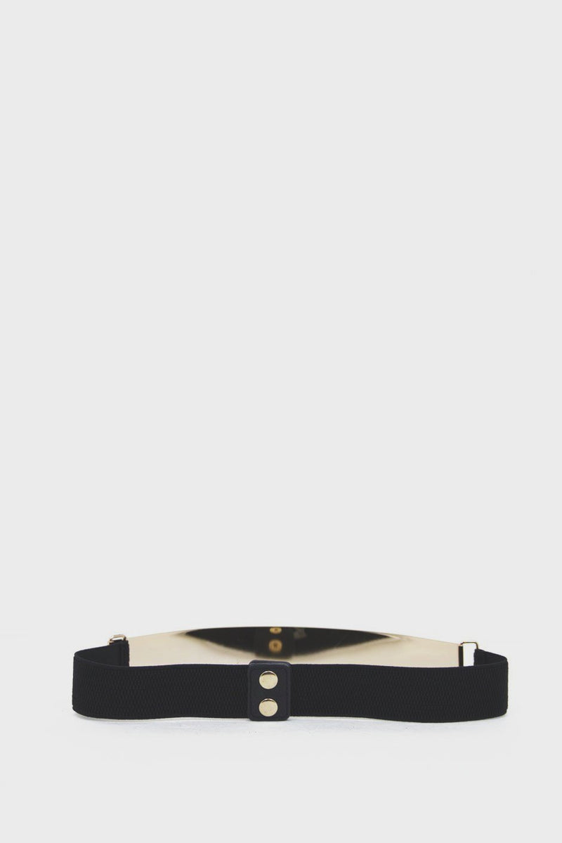 GOLD PLATED BELT - Black - Haute & Rebellious