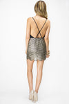 SCALLOP SEQUIN SKIRT - Silver - Haute & Rebellious