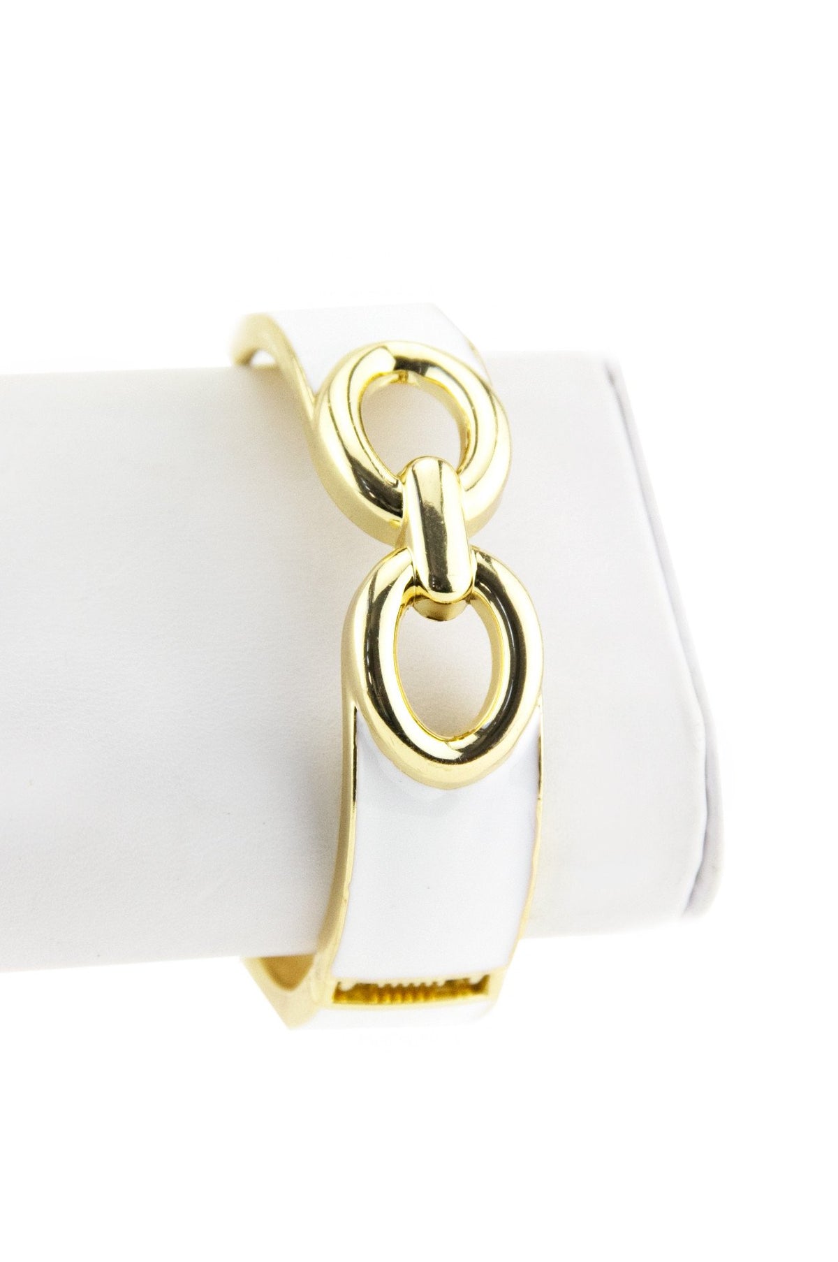 INTERLOCKING GEL BANGLE - White - Haute & Rebellious