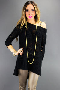 OVERSIZED SWEATER - Black - Haute & Rebellious