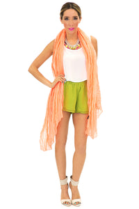 RUFFLE SHORTS - Kiwi - Haute & Rebellious