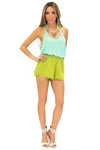 RUFFLE SHORTS - Kiwi - Haute & Rebellious