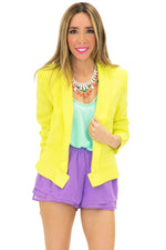 RUFFLE SHORTS - Lavender - Haute & Rebellious