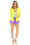 RUFFLE SHORTS - Lavender - Haute & Rebellious