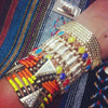 NATIVE BEADED BRACELET - orange & yellow - Haute & Rebellious