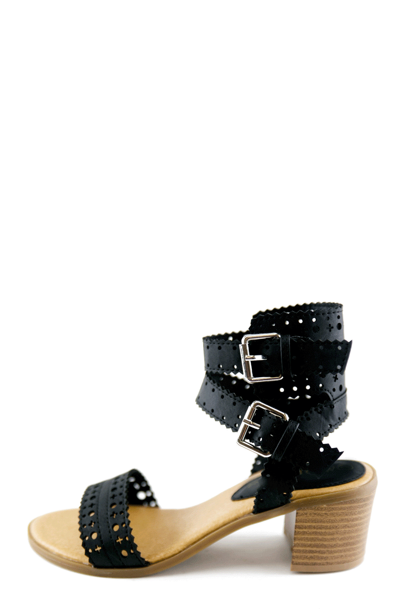 Echo Ankle Strap Chunky Sandal - Haute & Rebellious