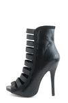 Canon Strappy Ankle Sandal Heels - Black - Haute & Rebellious