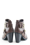 TONI BUCKLE BOOT - BROWN - Haute & Rebellious