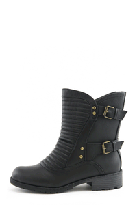 BRAILYNN COMBAT BOOT - Haute & Rebellious