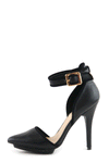 JANE ANKLE STRAP PUMP - BLACK - Haute & Rebellious